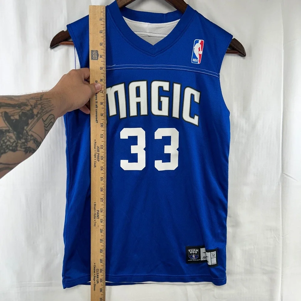 Alleson Athletic Orlando Magic Jersey Youth M Blue White 33 Reversible